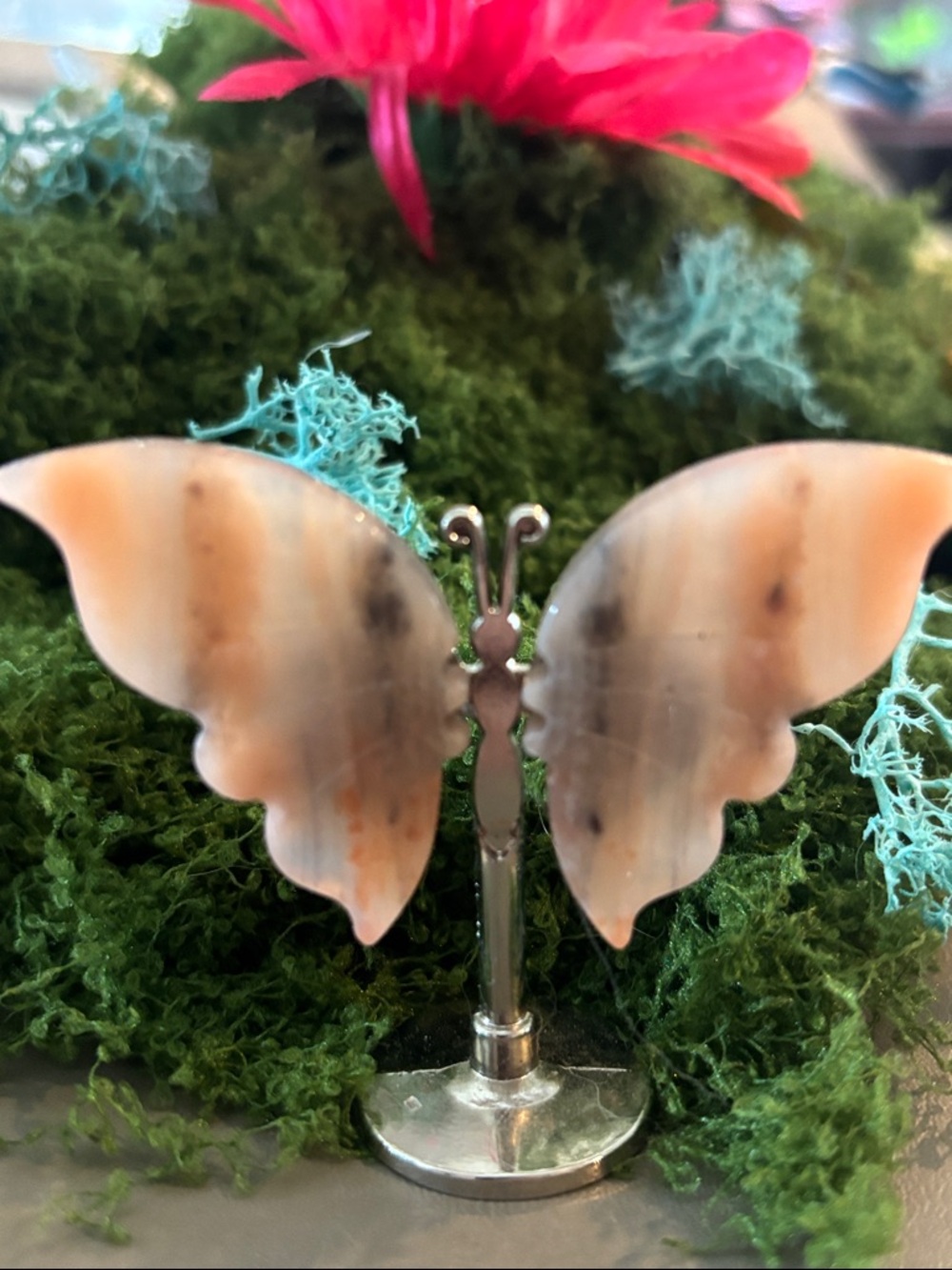 Agate crystal wing Butterfly
